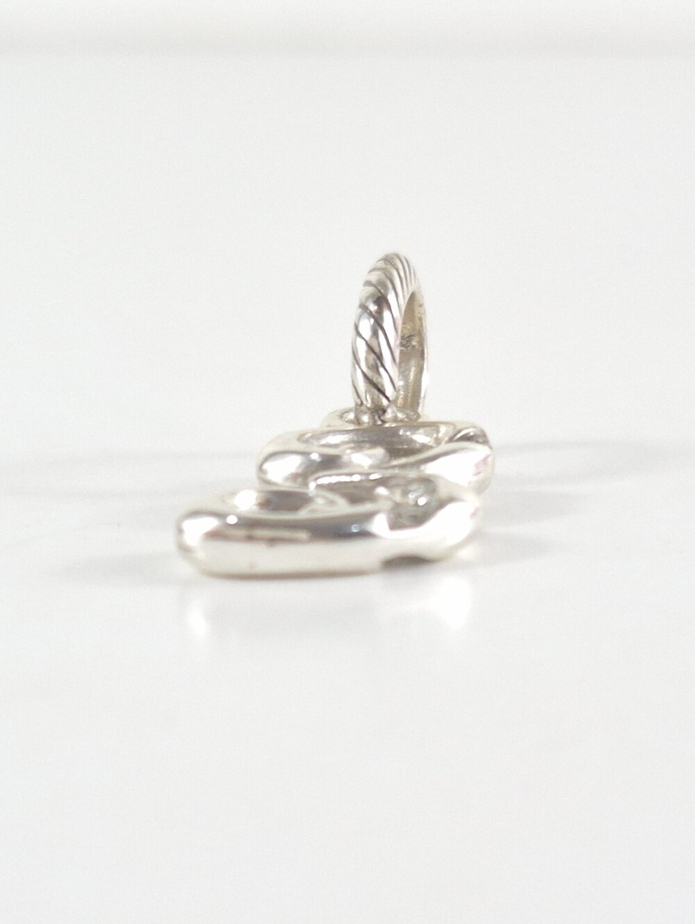 Brighton Number 3 Crystal Charm - Picture 2 of 4